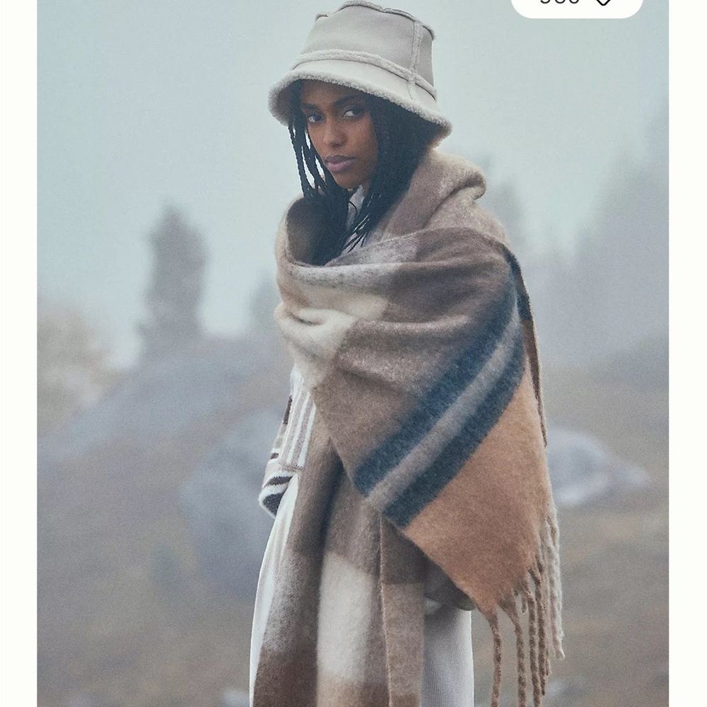 Anthropologie Plaid Scarf- NWOT